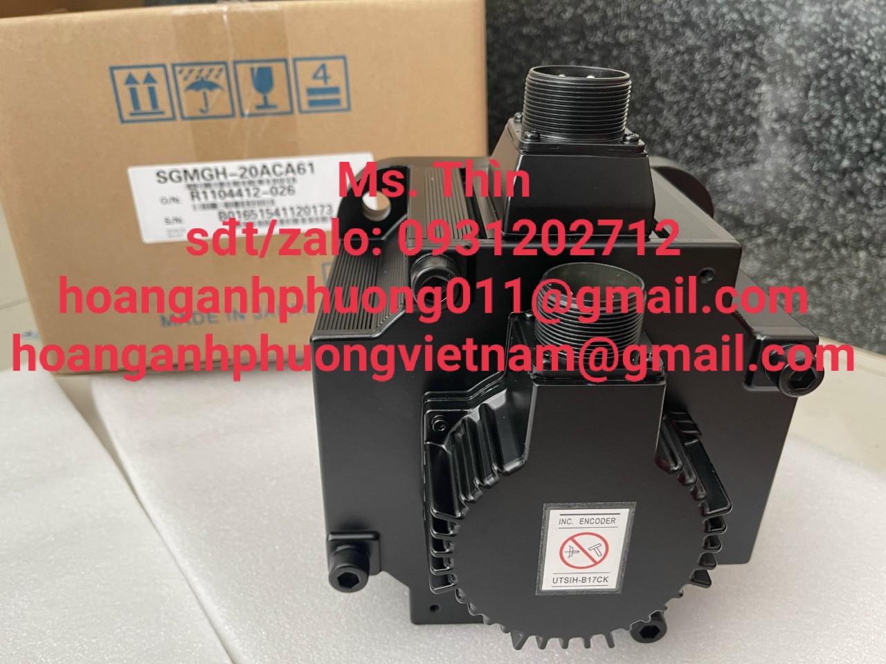 Động cơ Yaskawa  SGMGH-20ACA61  hàng nhập giá tốt