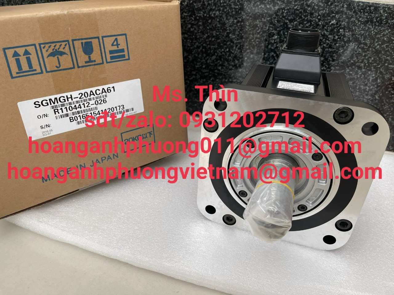 Động cơ Yaskawa  SGMGH-20ACA61  hàng nhập giá tốt