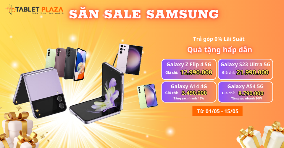 Săn sale samsung tại Tablet Plaza Bến Cát