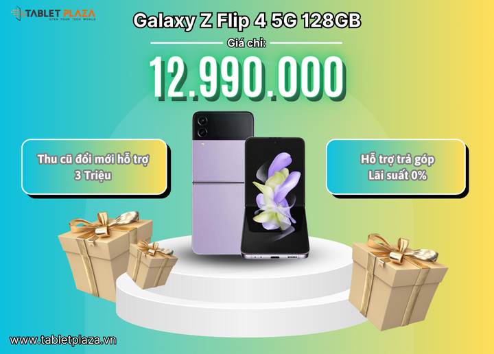 thời điểm vàng mua Galaxy Z Flip tại Tablet Plaza Bến Cát