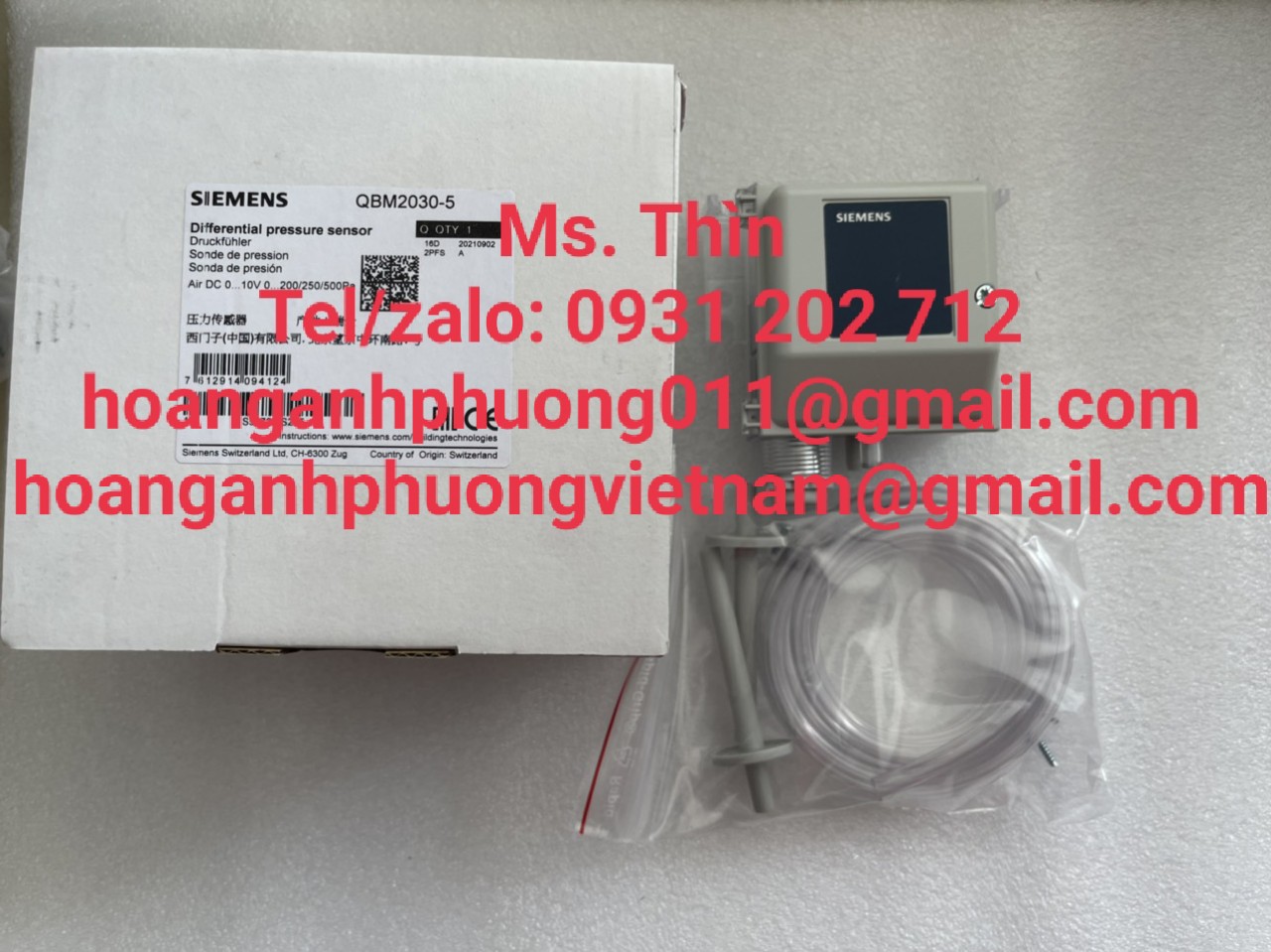 QBM2020-5  cảm biến áp suất  Siemens  chính hãng