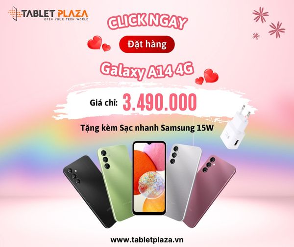 Săn sale galaxy A14 tại Tablet Plaza Bến Cát