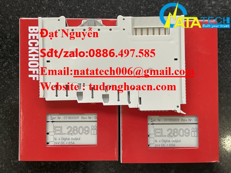 EL2809 bộ mô đun đầu 16 đầu ra Beckhoff mới chính hãng