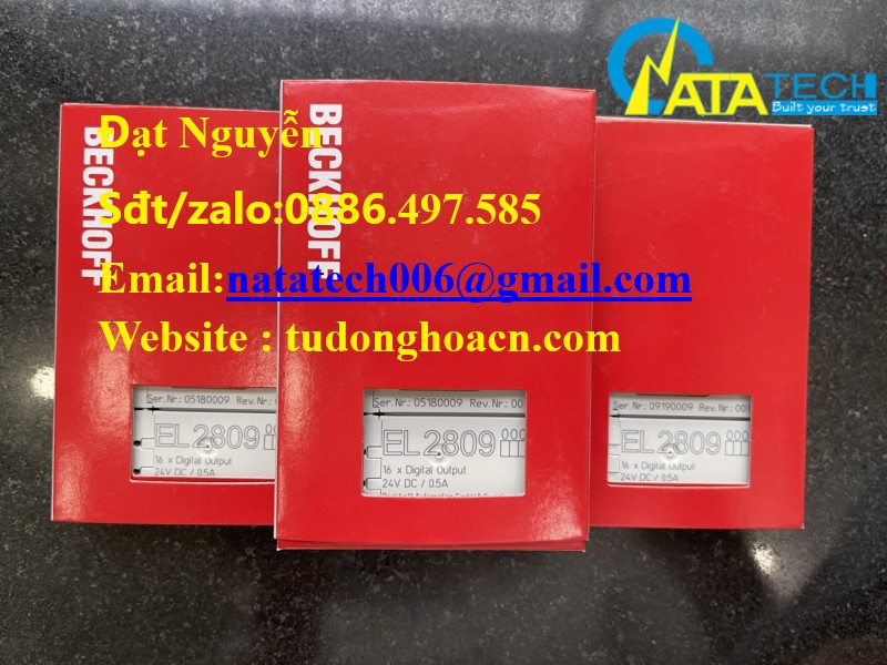 EL2809 bộ mô đun đầu 16 đầu ra Beckhoff mới chính hãng