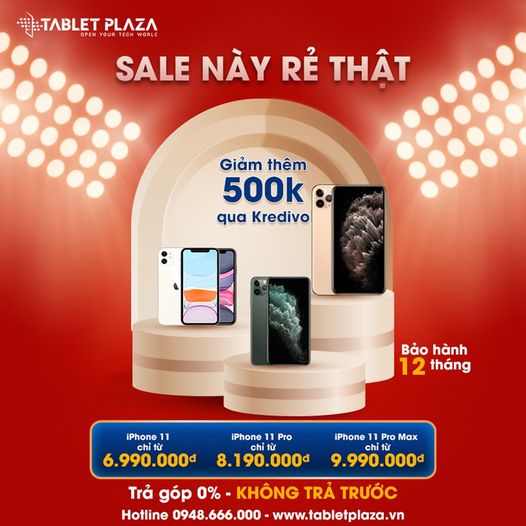 Sale này rẻ thật iphone 11 tại Tablet Plaza Bến Cát