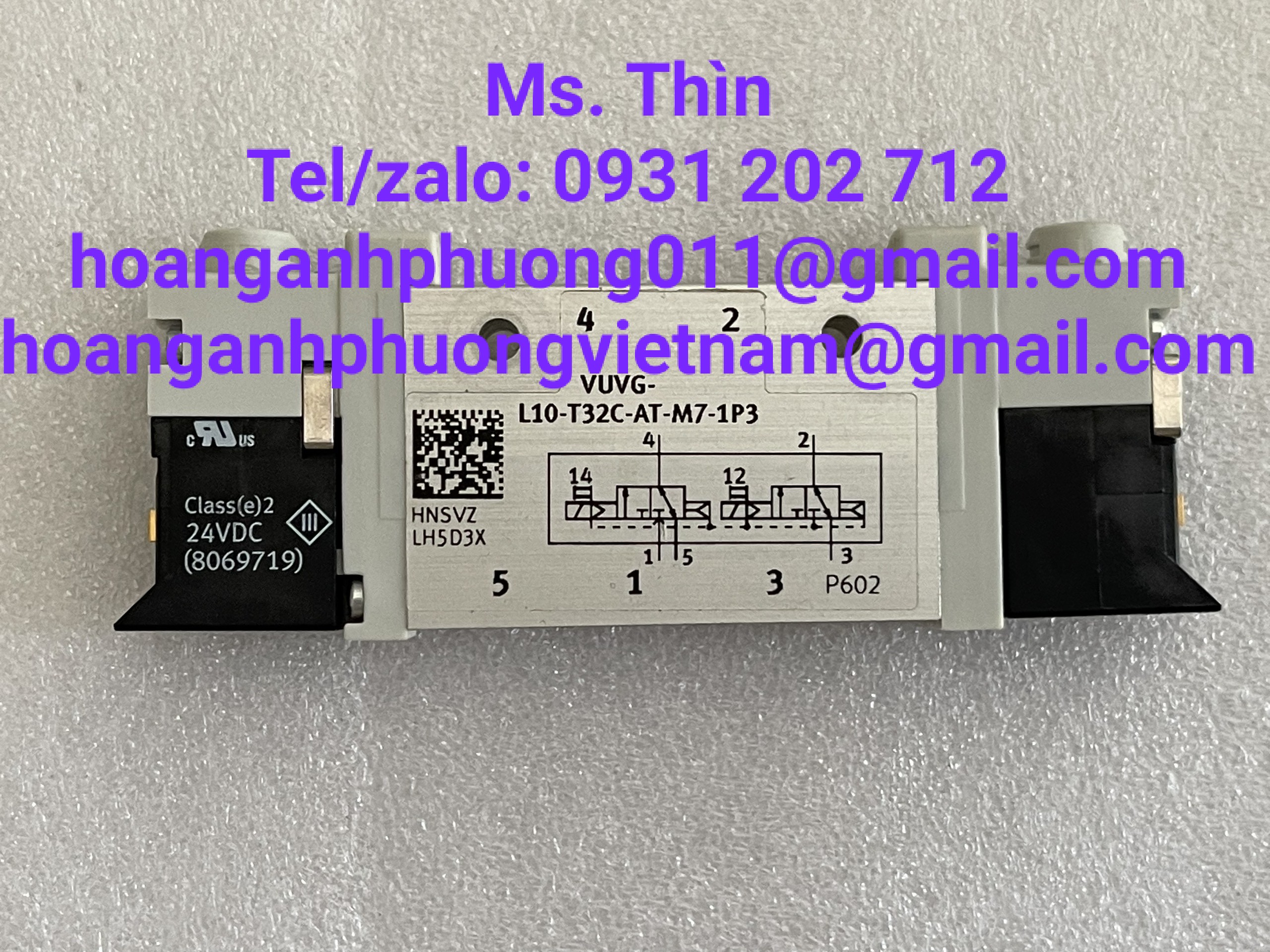 VUVG-L10-T32C-AT-M7-1P3  Van điện từ Festo  new 100%