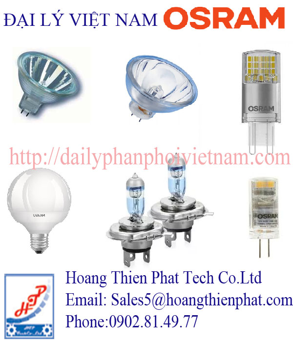 Bóng đèn dây tóc Halogen Osram Việt Nam.