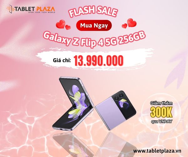 Hot Galaxy Z Flip 4 tại Tablet Plaza Bến Cát
