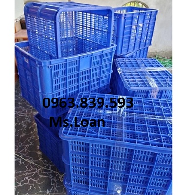 Rổ chữ nhật hs004, rổ nhựa hở 3T1, rổ nhựa đựng linh kiện