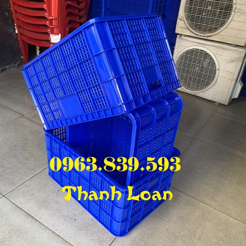 Rổ chữ nhật hs004, rổ nhựa hở 3T1, rổ nhựa đựng linh kiện