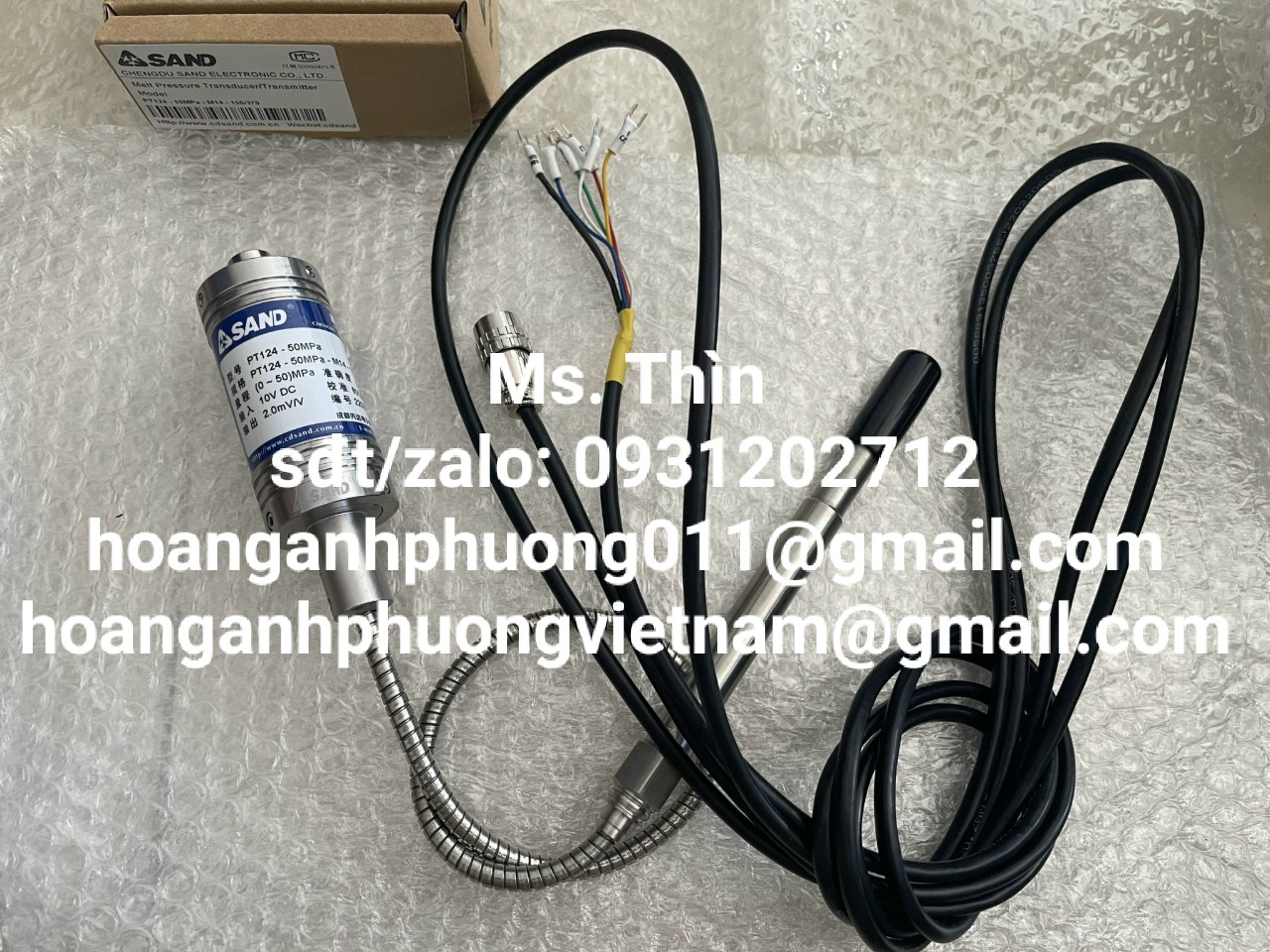 PT124-50MPa-M14-150/370  Cảm biến Sand  giá tốt