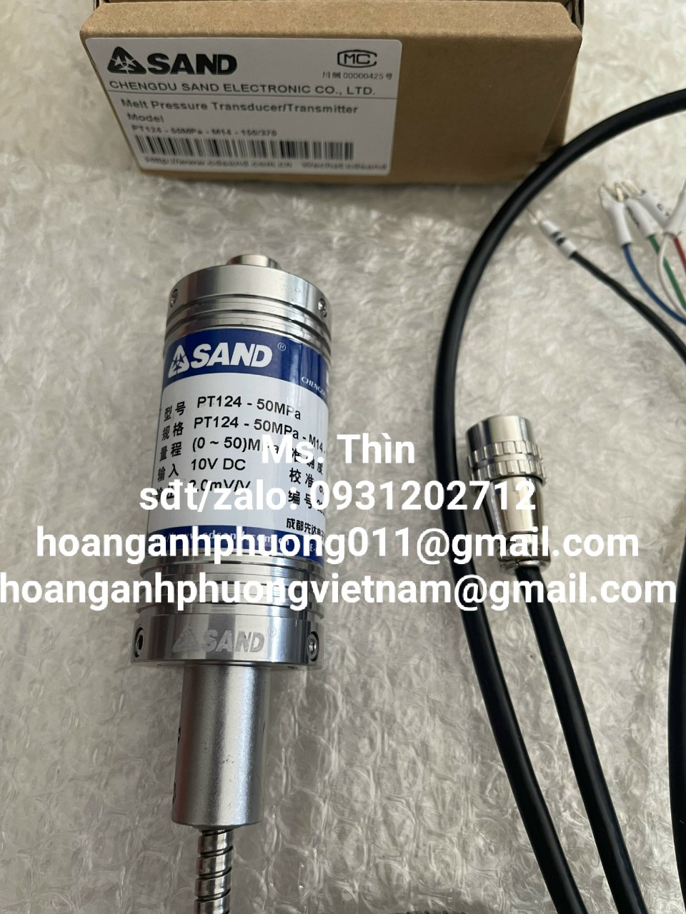 PT124-50MPa-M14-150/370  Cảm biến Sand  giá tốt