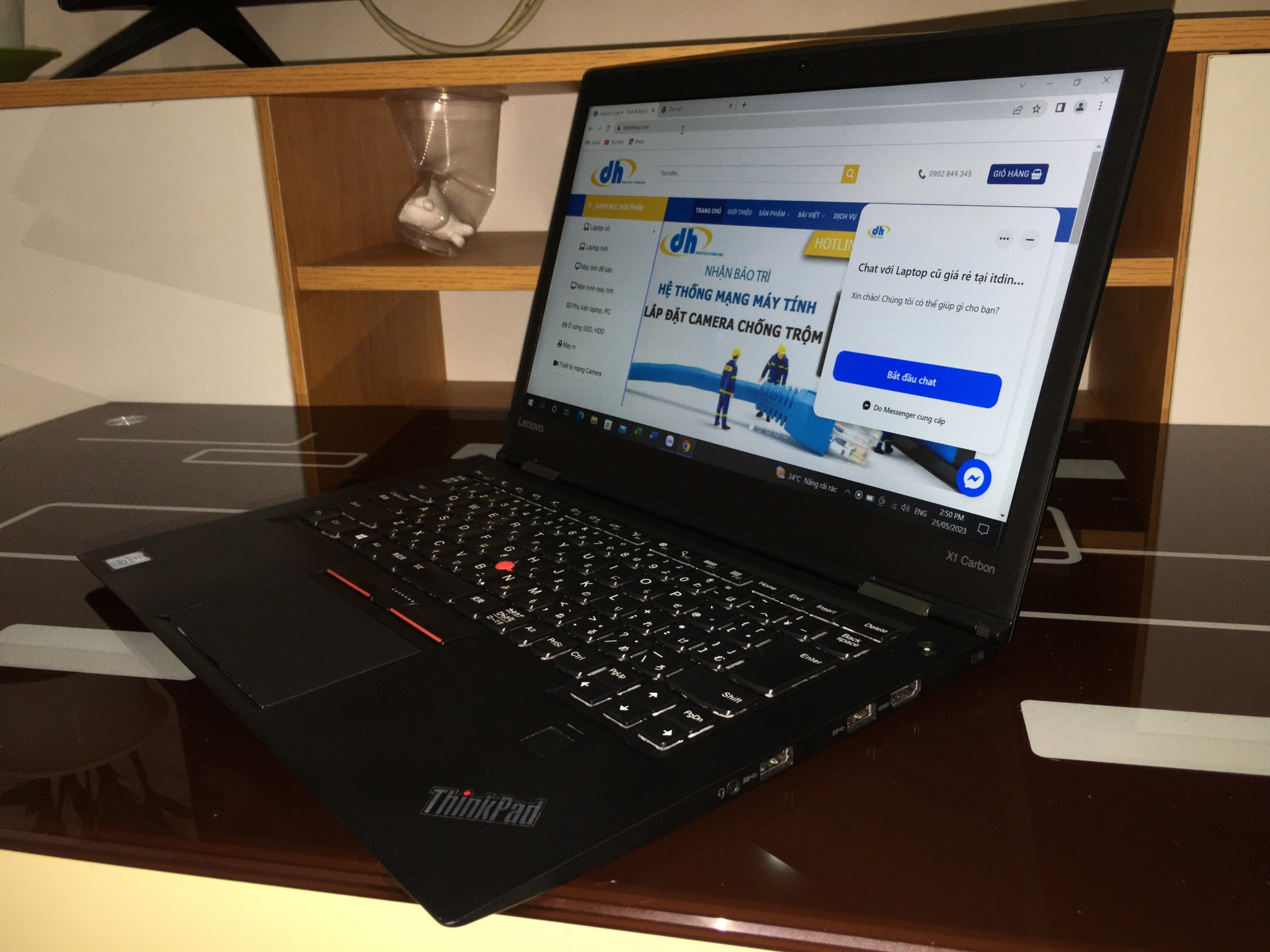 Lenovo Thinkpad X1 Carbon gen 4/i5-6300U/Ram 8GB/SSD 256 GB/14inch FHD