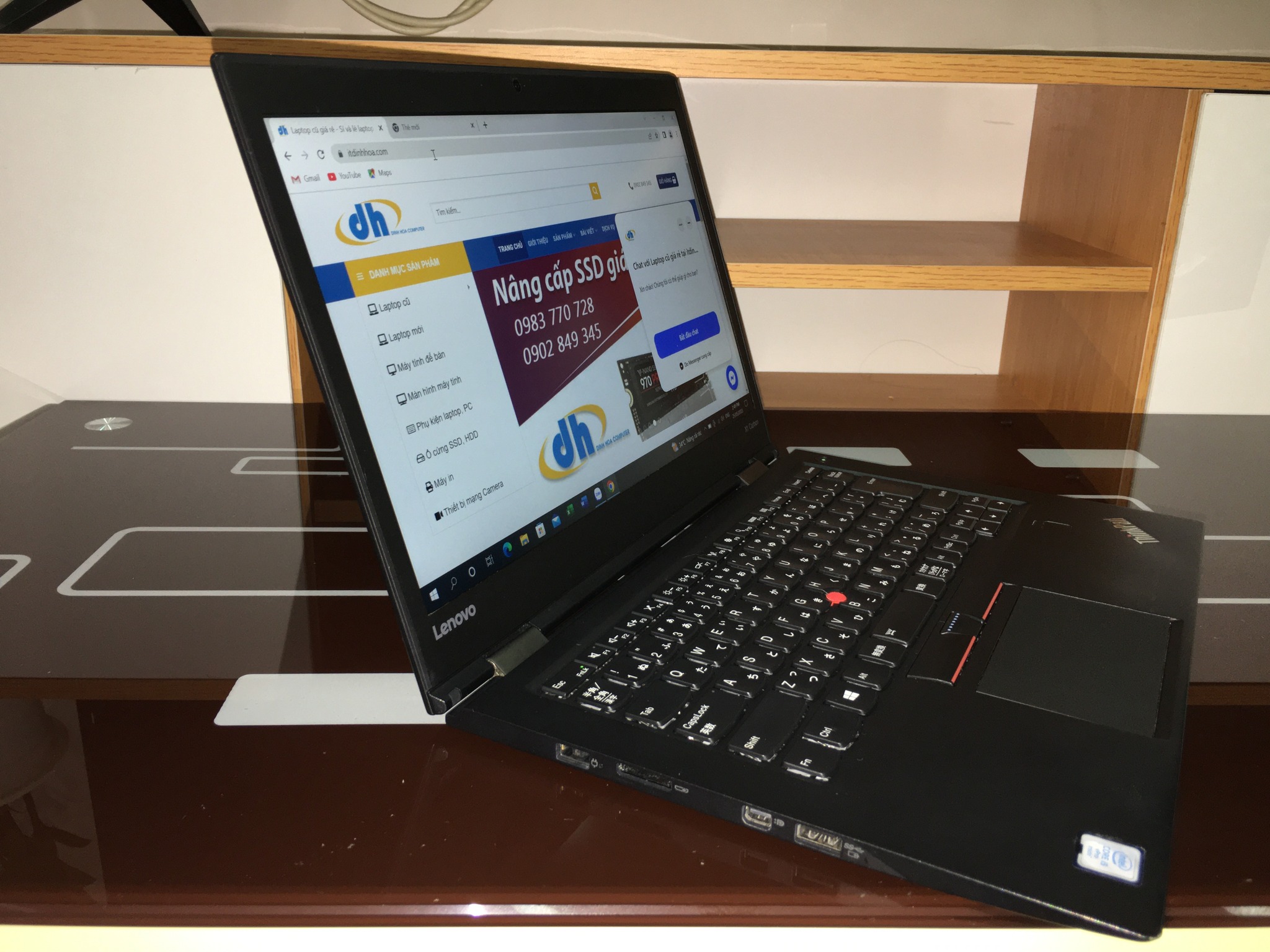 Lenovo Thinkpad X1 Carbon gen 4/i5-6300U/Ram 8GB/SSD 256 GB/14inch FHD
