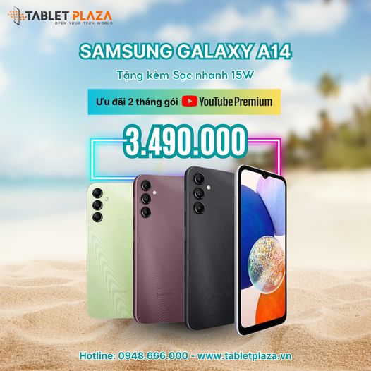 Săn sale giá rẻ Galaxy A14 tại Tablet Plaza Bến Cát