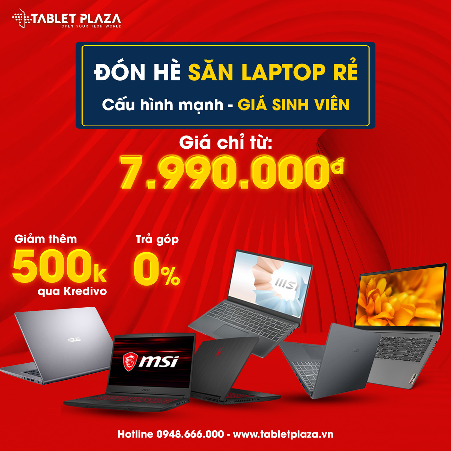 Đón hè săn Laptop giá rẻ tại Bến Cát-Bình Dương