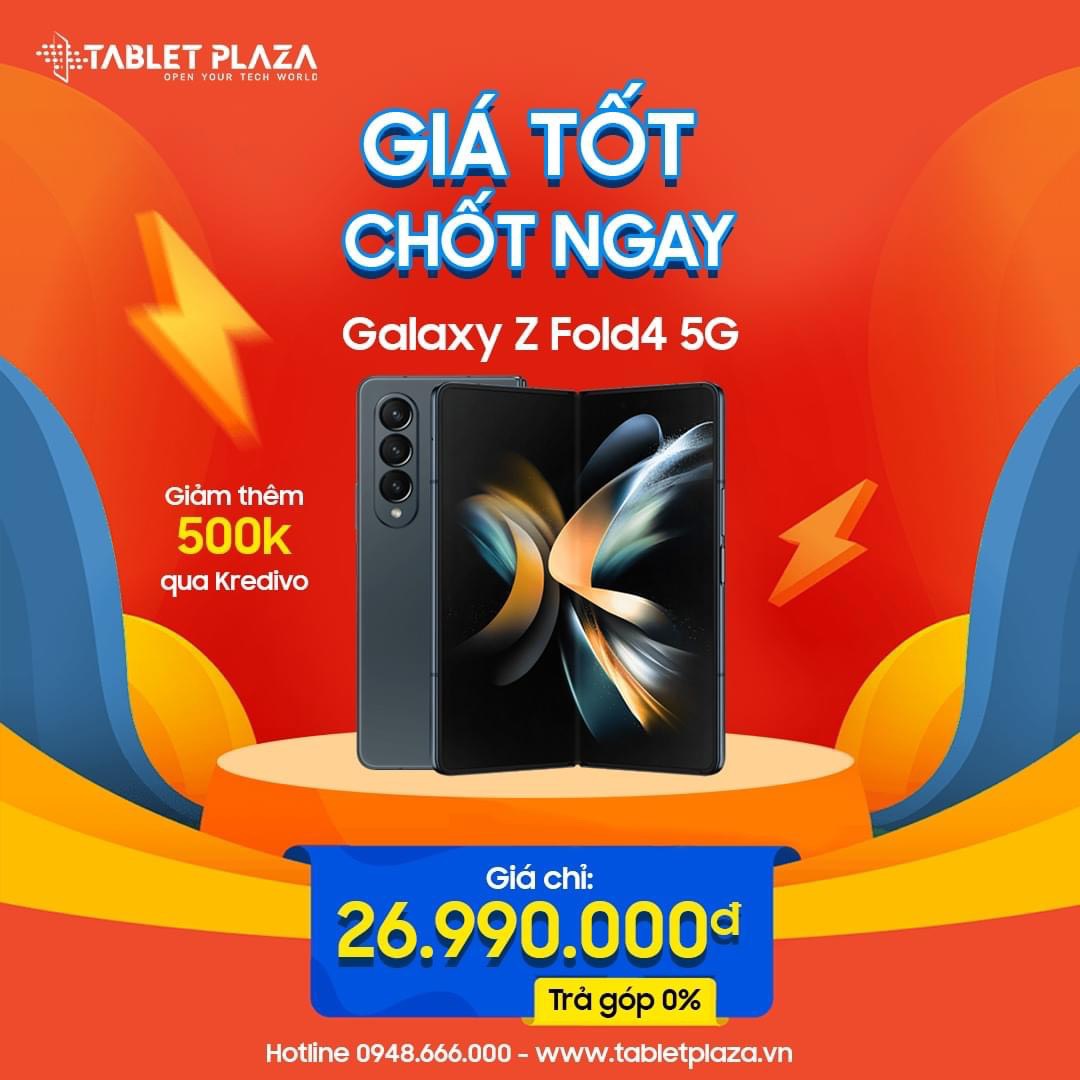 Tin cực hot Galaxy ZFold 4 Tại Bến Cát-Bình Dương
