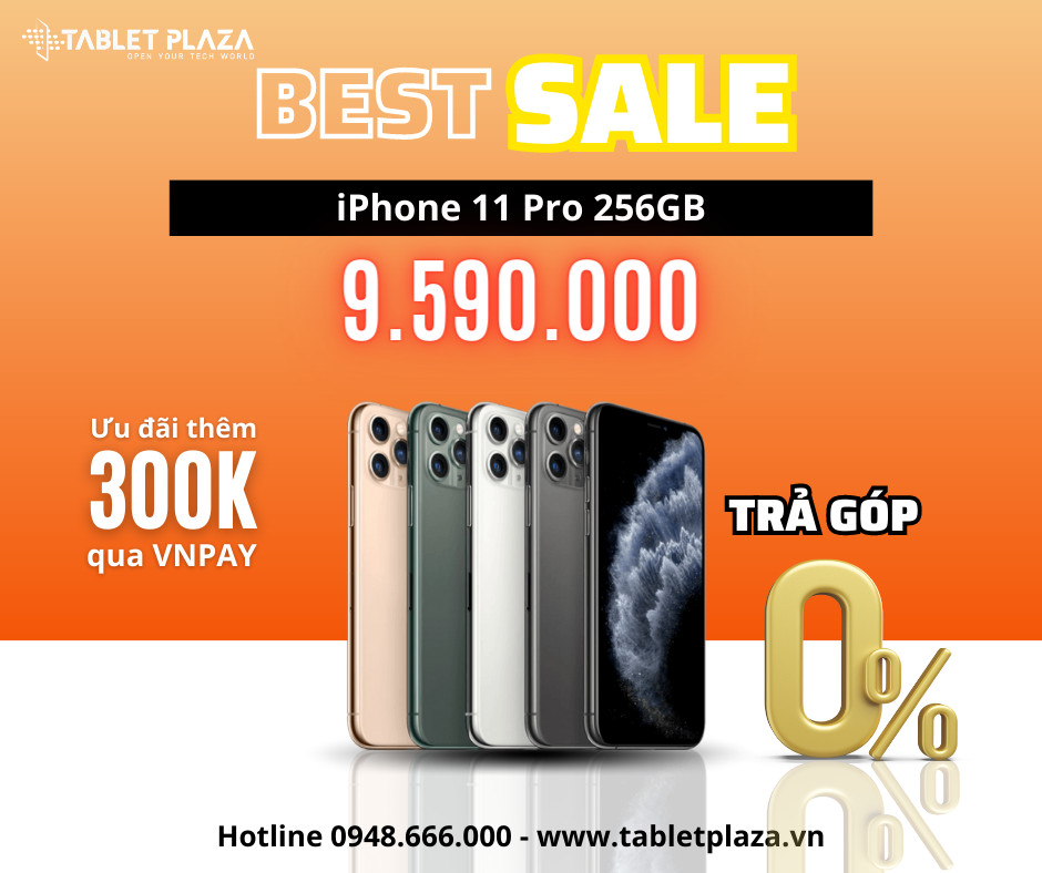 Best sale iphone 11 pro tại Tablet Plaza Bến cát