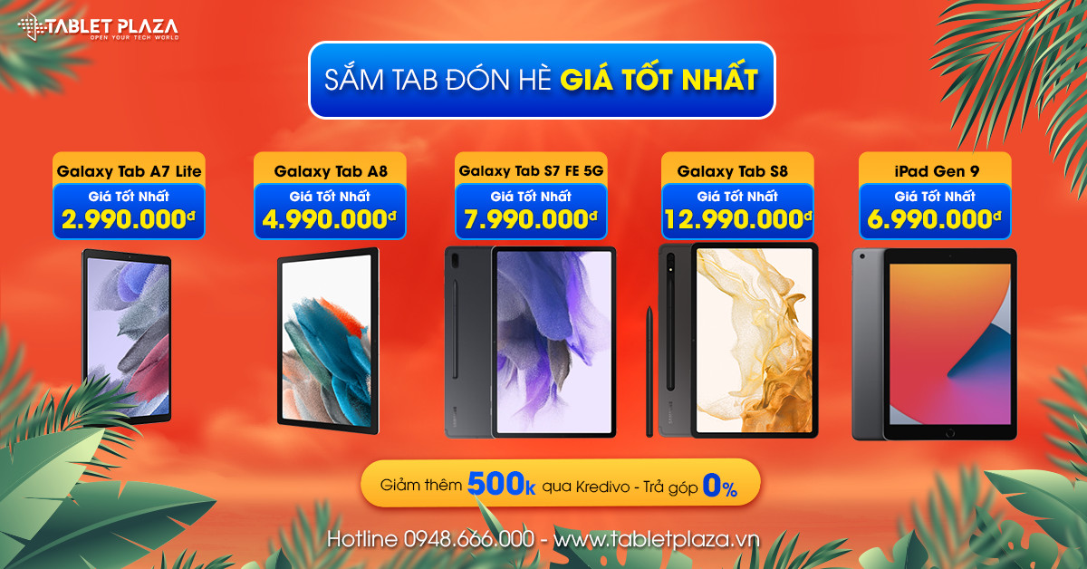Sắm Tab đón hè bến cát-bình dương giá rẻ