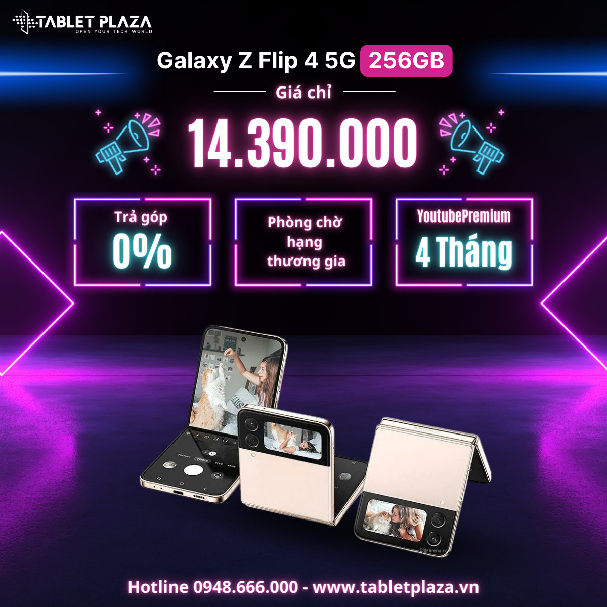 Săn siêu phẩm nắp gập tại Tablet Plaza Bến Cát