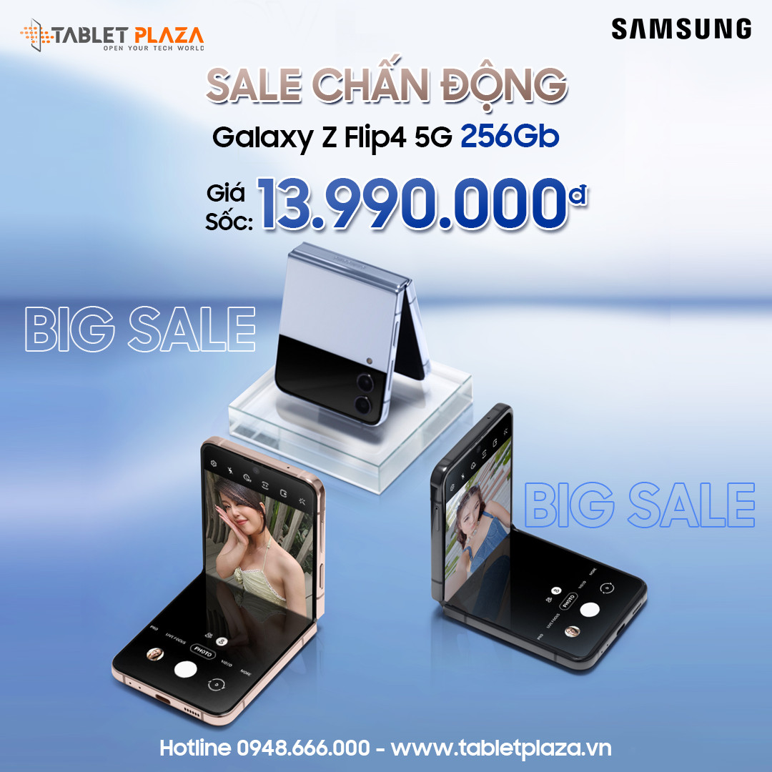 Sale chấn động hôm nay ZFlip 4 256G Bến Cát-Bình Dương