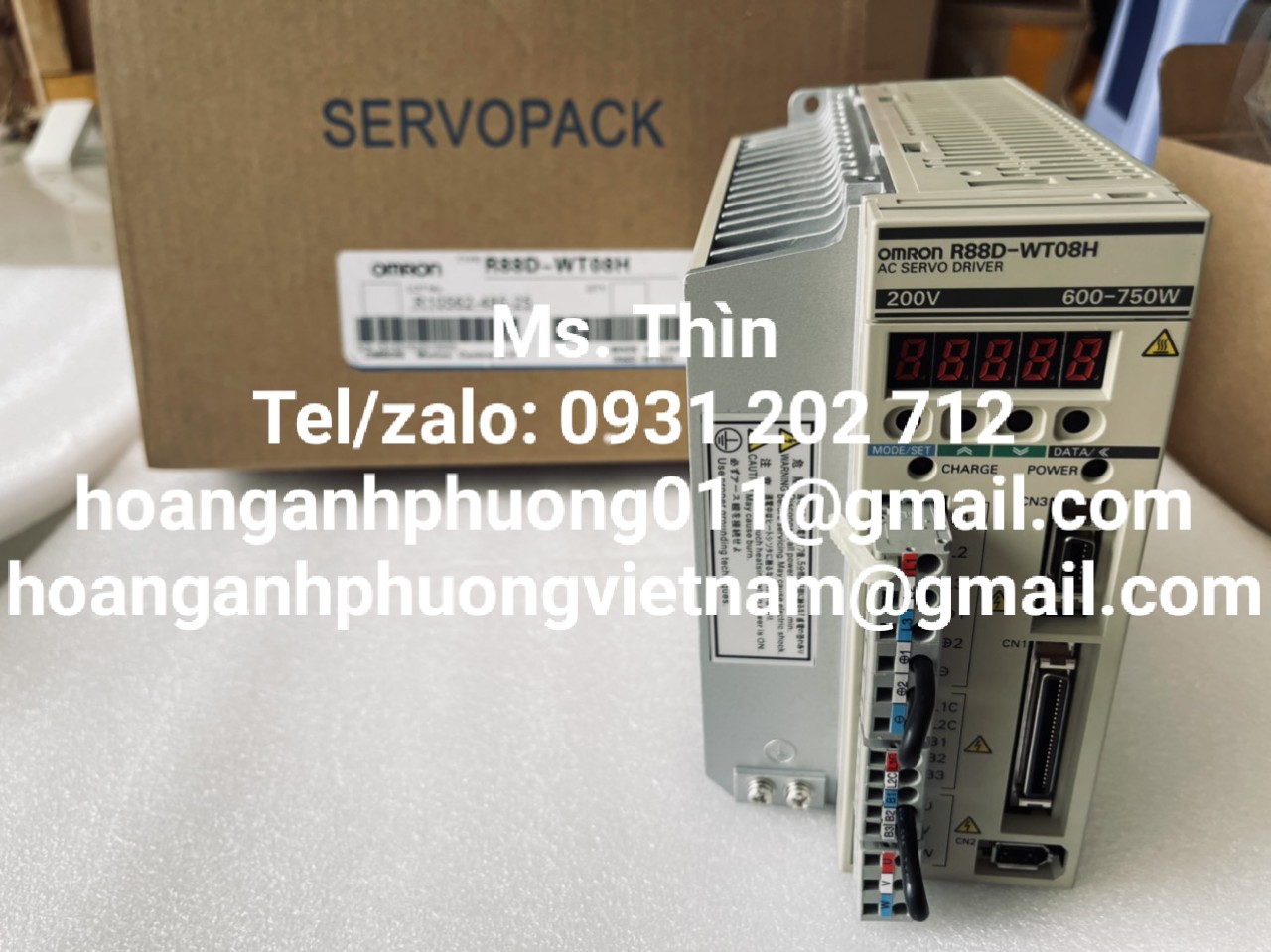 Bộ điều khiển Omron  R88D-WT08H  hàng nhập khẩu chính hãng