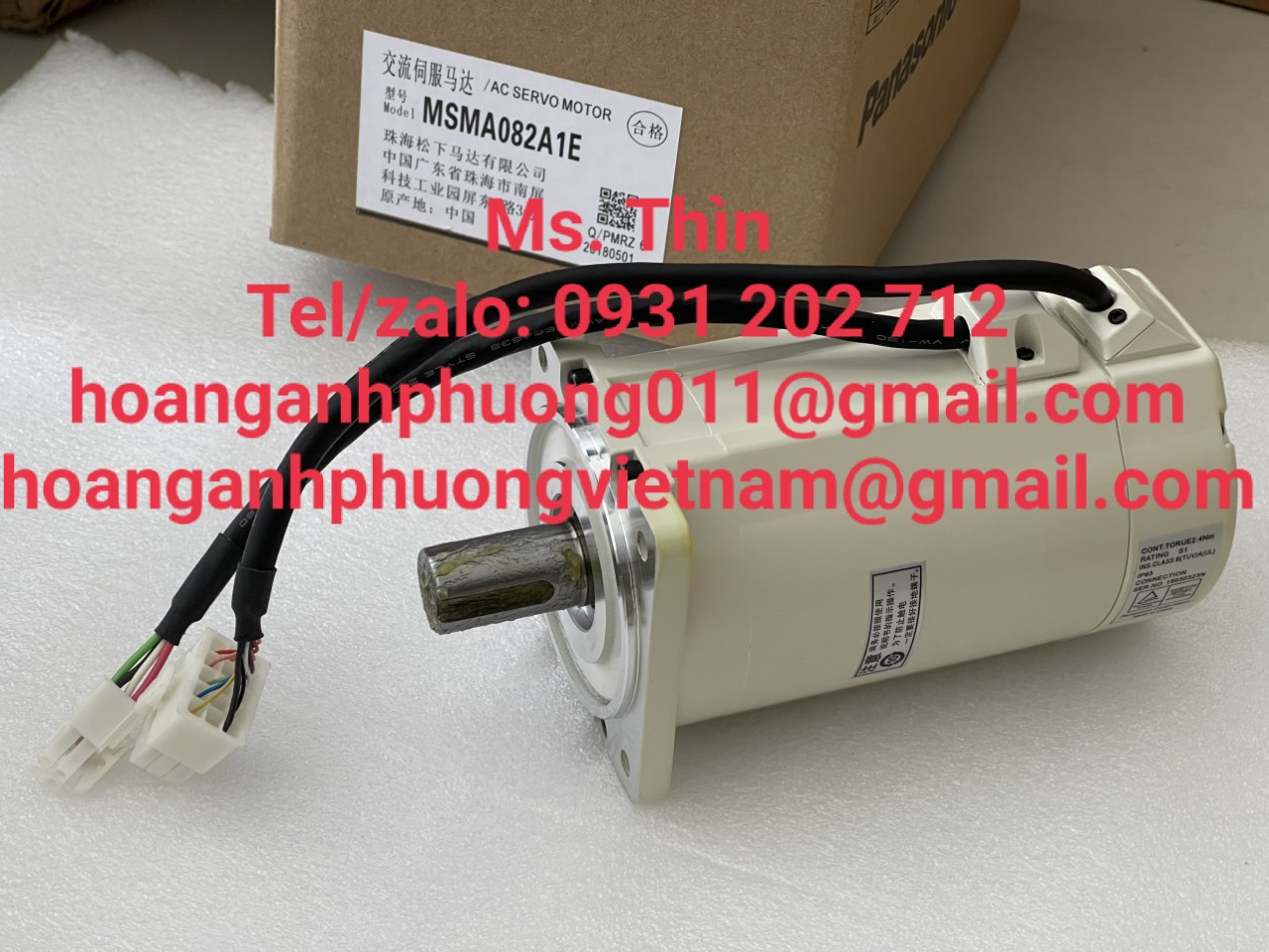 Động cơ Panasonic  MSMA082A1E  giá tốt  chính hãng