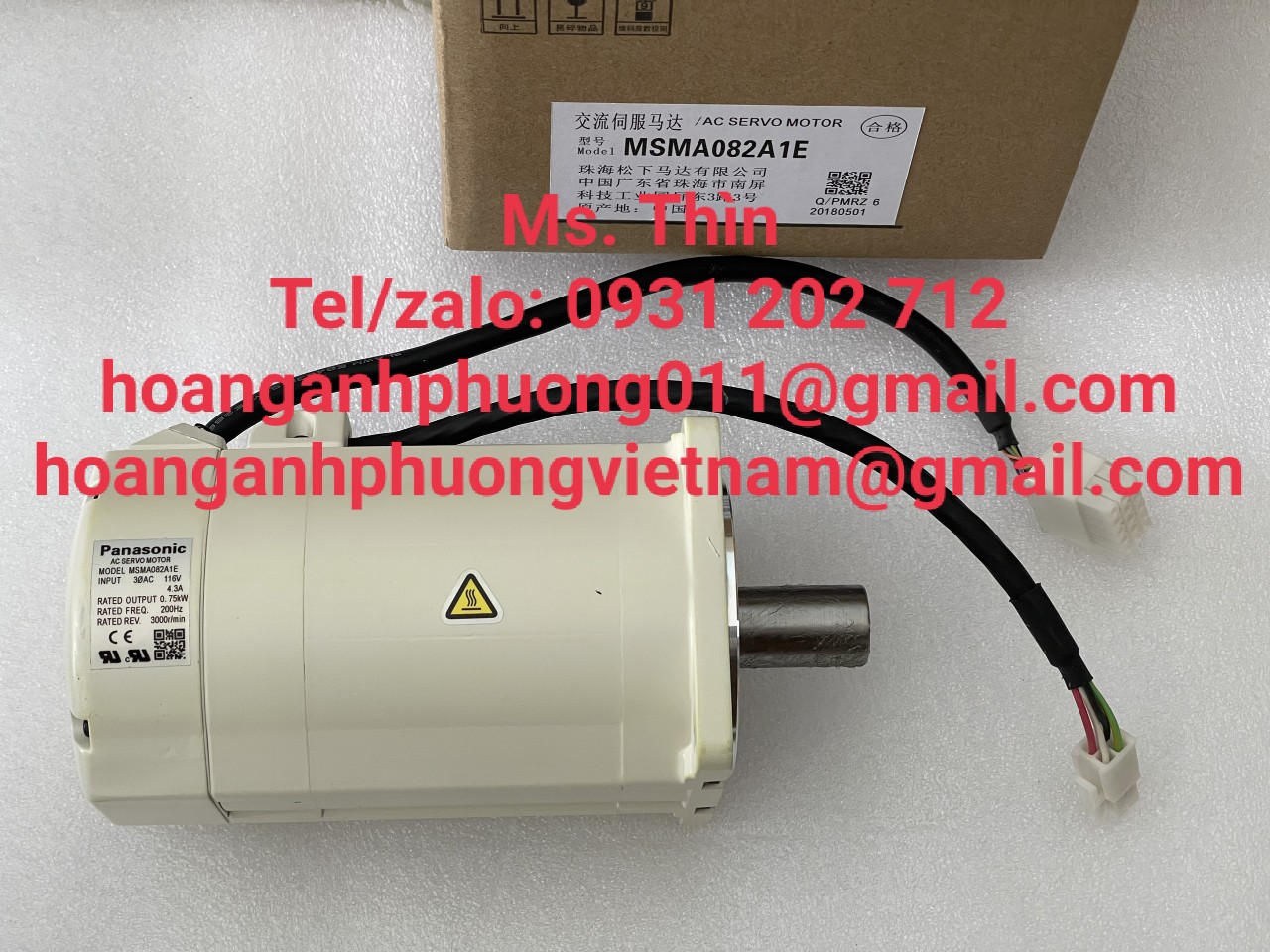 Động cơ Panasonic  MSMA082A1E  giá tốt  chính hãng