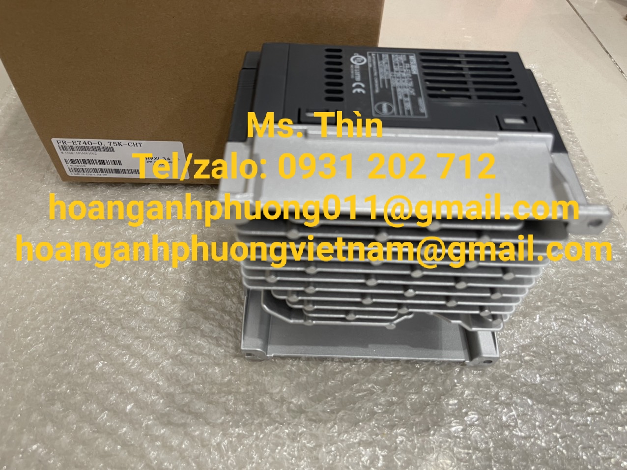 Biến tần Mitsubishi  FR-E740-0.75K-CHT  Hàng nhập chính hãng