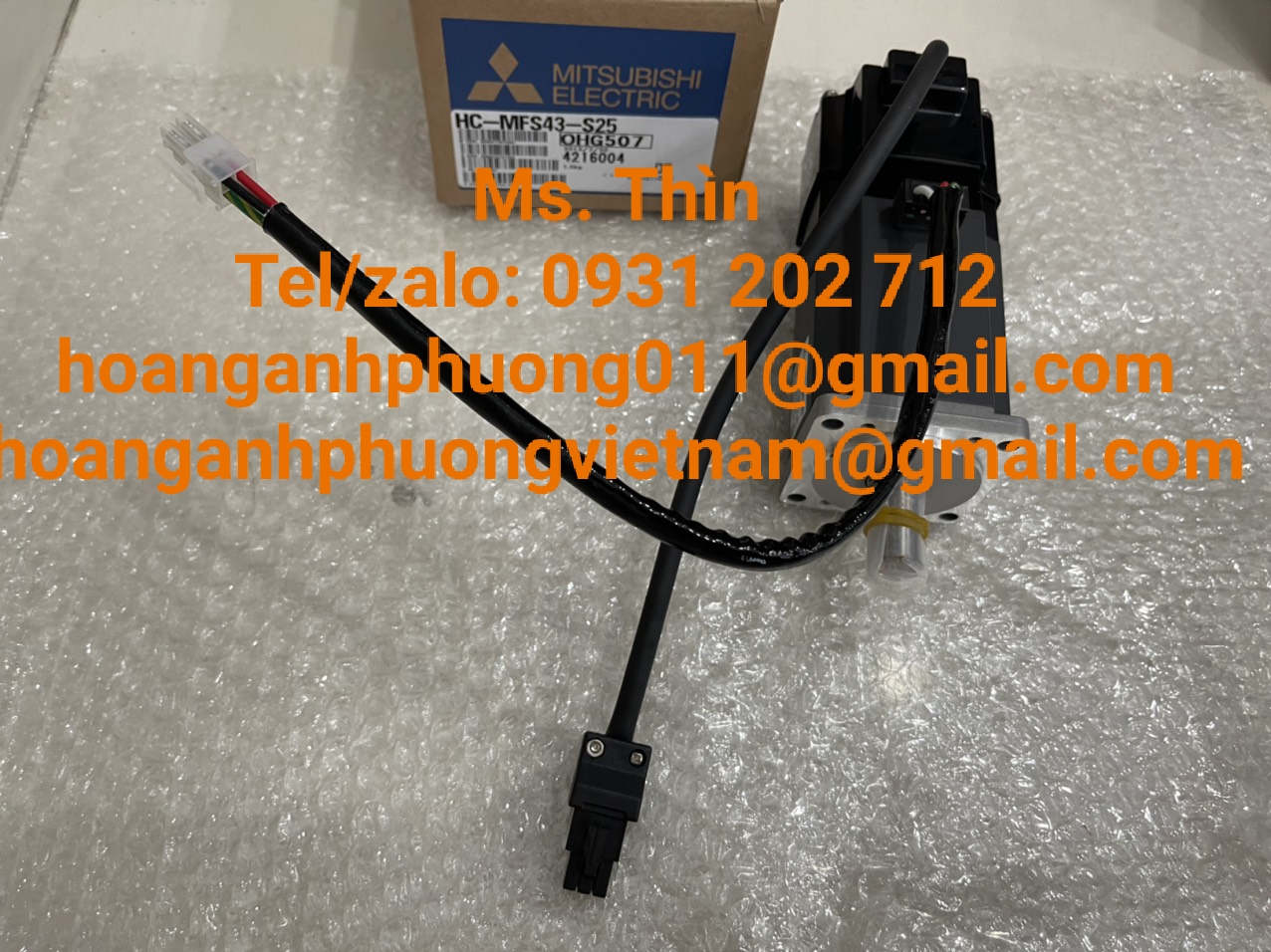 Động cơ Mitsubishi  HC-MFS43-S25  giá tốt  new 100%