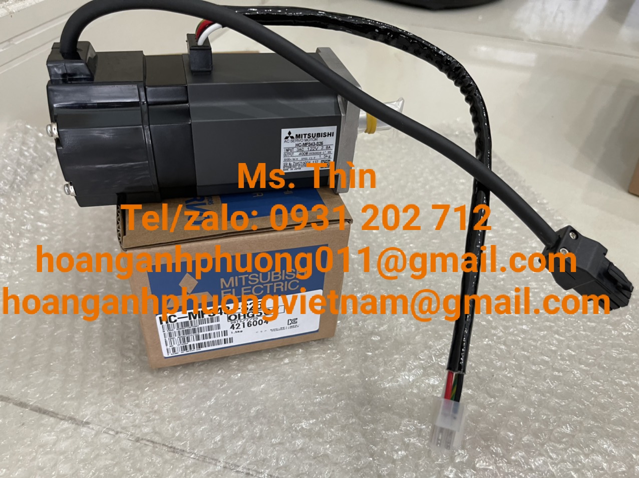 Động cơ Mitsubishi  HC-MFS43-S25  giá tốt  new 100%