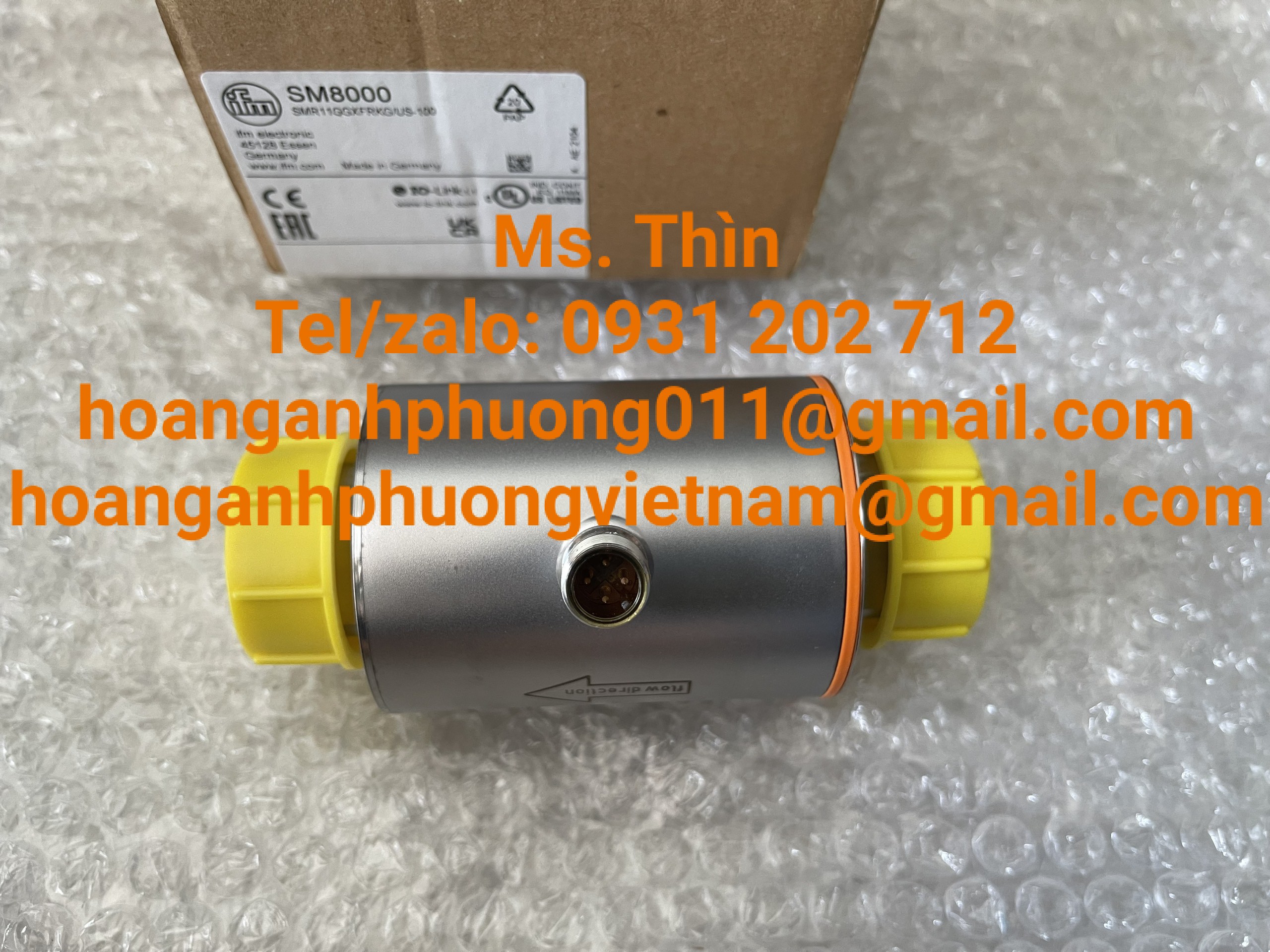Cảm biến lưu lượng ifm  SM8000  chính hãng  new 100%