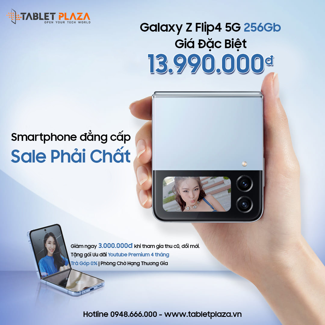 Samsung đẳng cấp ZFlip4 tại Bến Cát-Bình Dương
