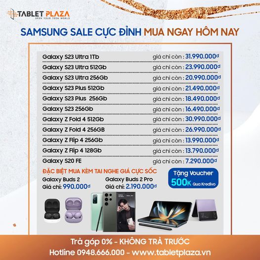Sam sung sale cực đỉnh mua ngay tại Tablet Plaza Bến Cát