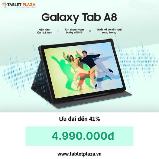 Mua ngay Galaxy Tab A8 tại tablet Plaza Bến Cát