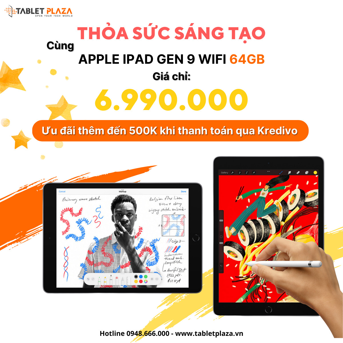 Ipad gen 9 siêu rẻ tại tablet plaza Bến Cát