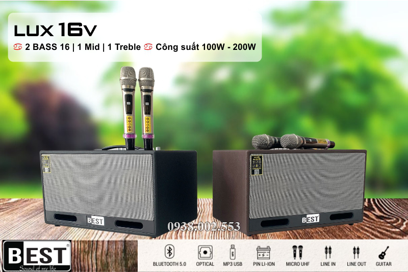 Loa Karaoke Xách Tay Best LUX 16V Giá Tốt