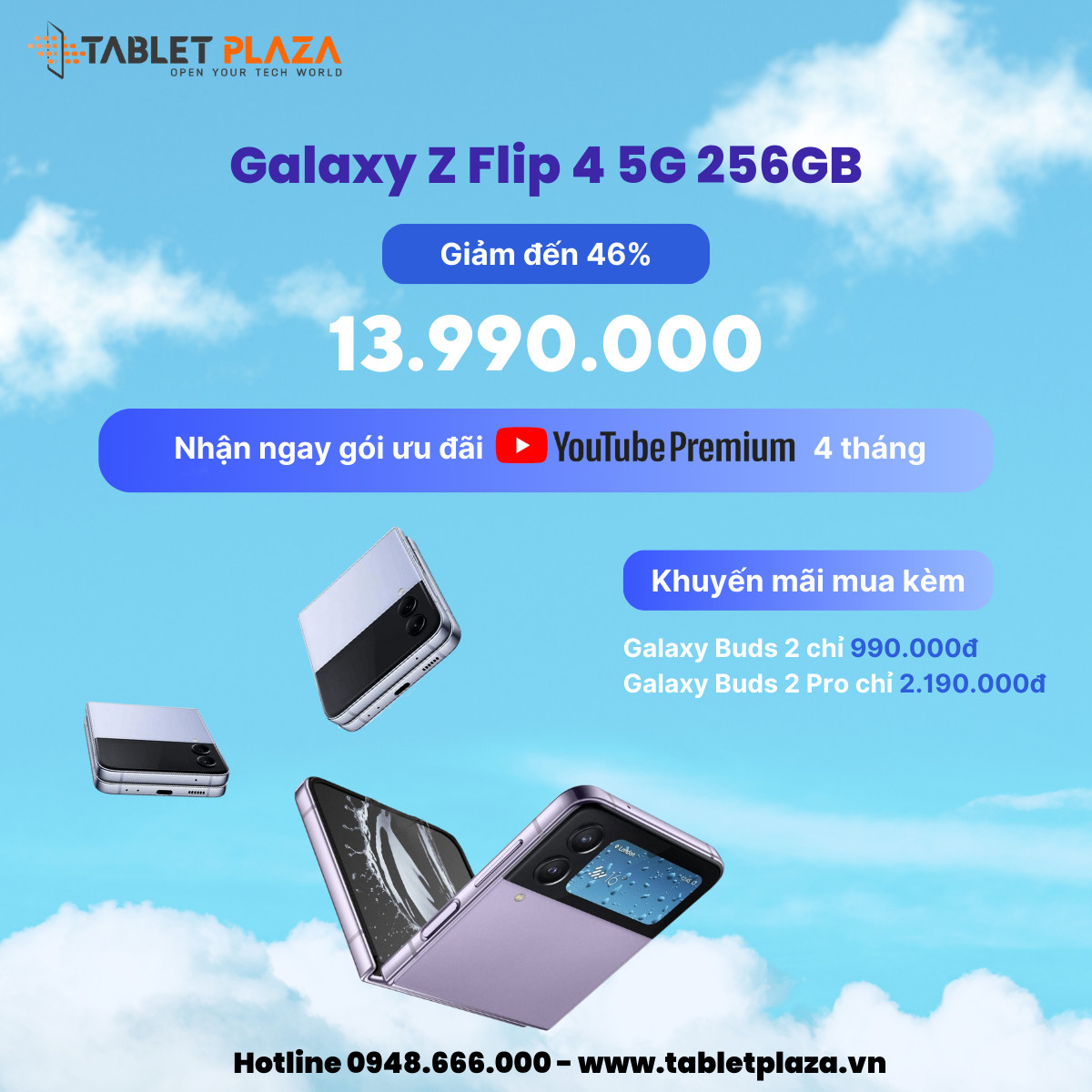 Mua ngay hôm nay ZFlip4 Bến Cát-Bình Dương