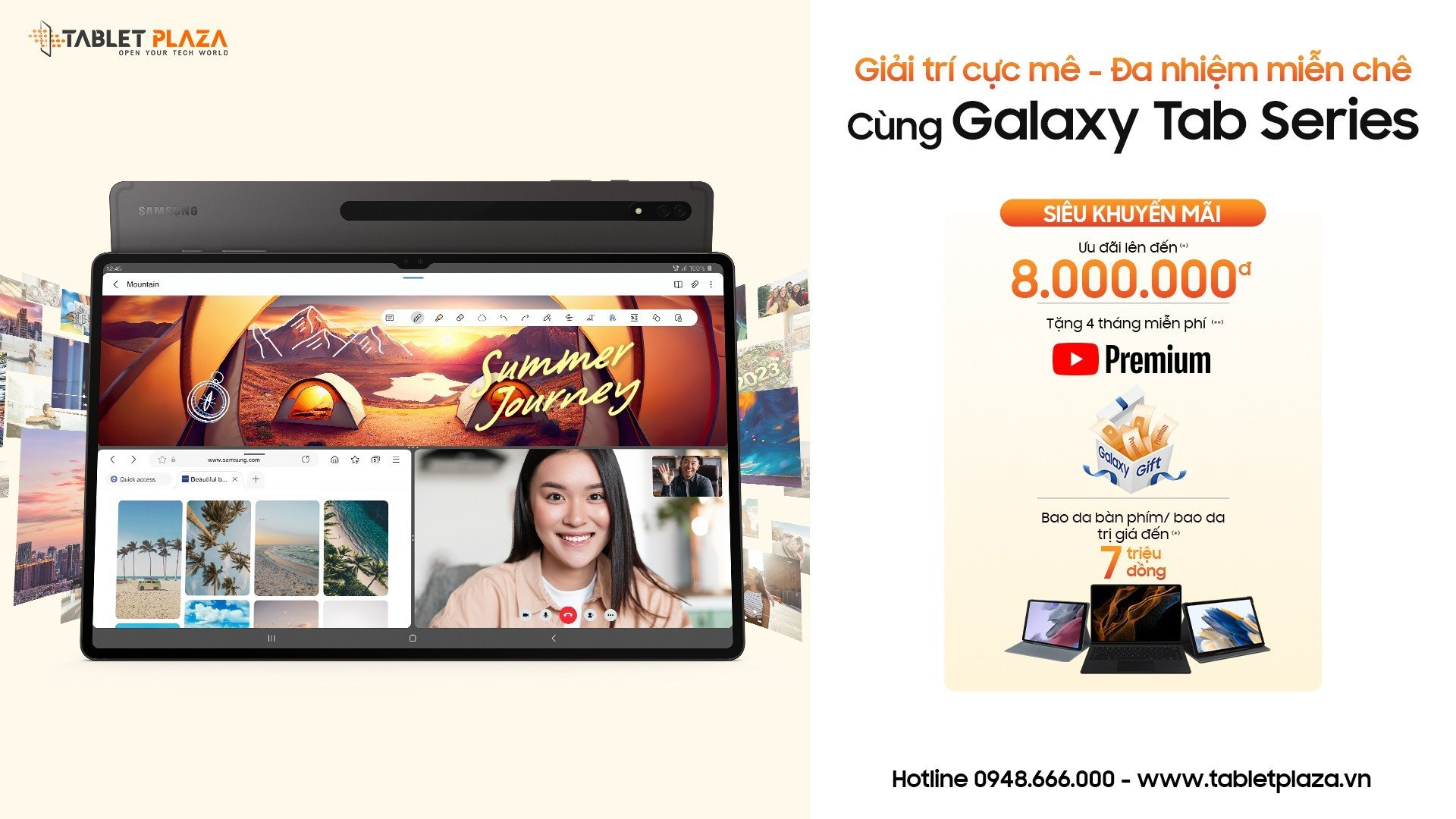 Giải trí cực mê cùng Samsung Tab Series tại Bến Cát-Bình Dương