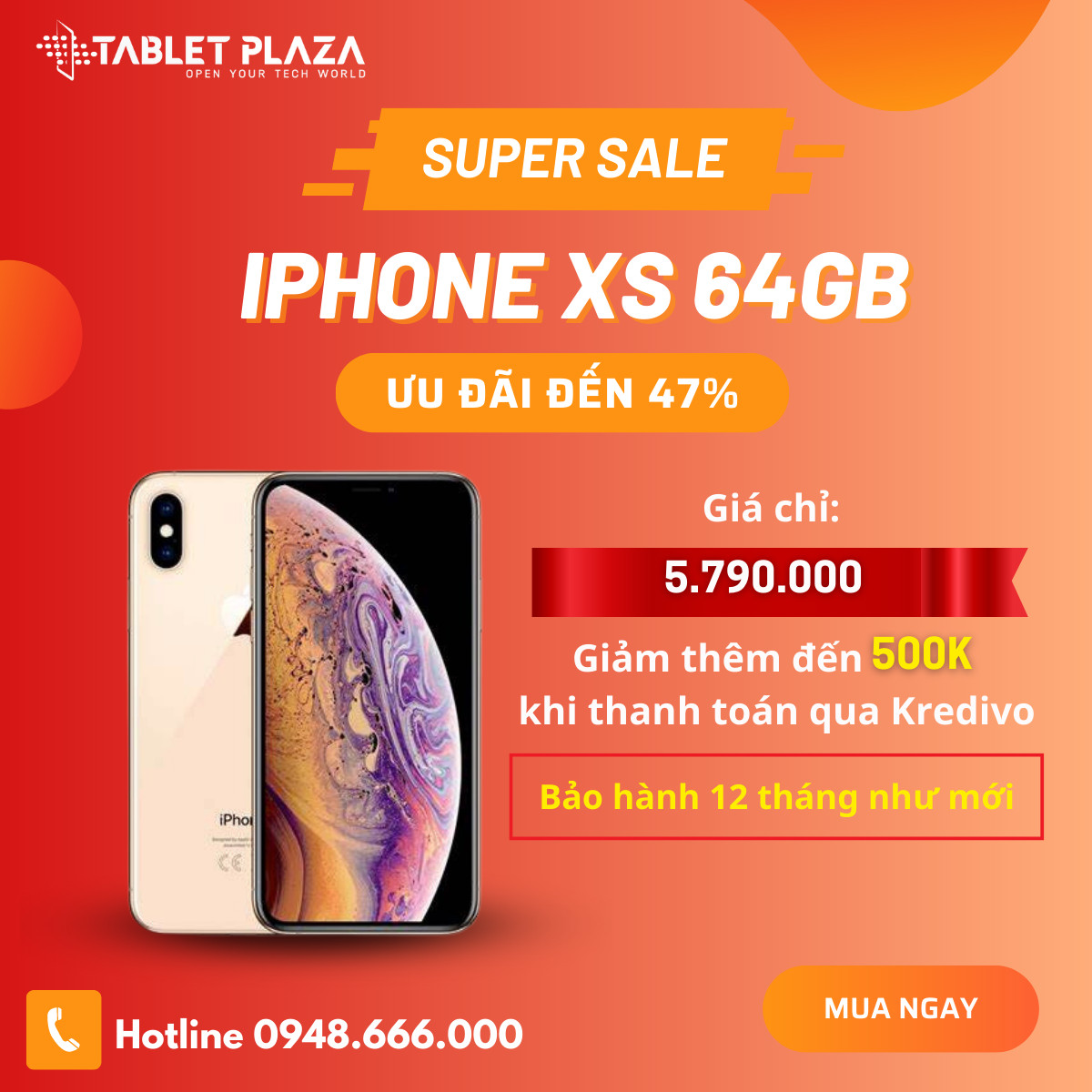 Sắm ngay iphone XS giá tốt 10-7 tại Bến Cát-Bình Dương