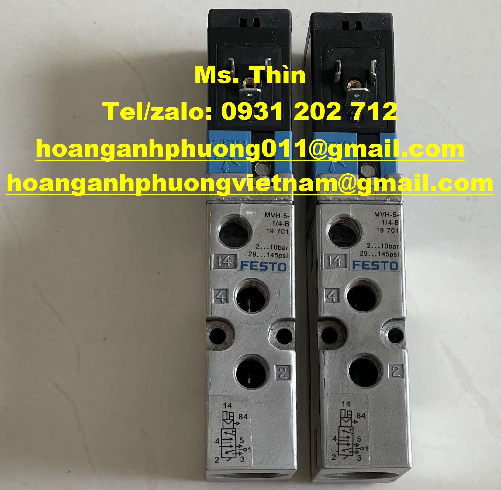 Van điện từ Festo  MVH-5-1/4-B (19701)  giá tốt  new 100%