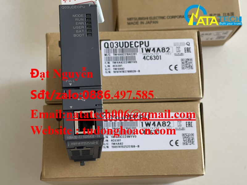 Q03UDECPU bộ điều khiển lập trình Q ser chính hãng Mitsubishi