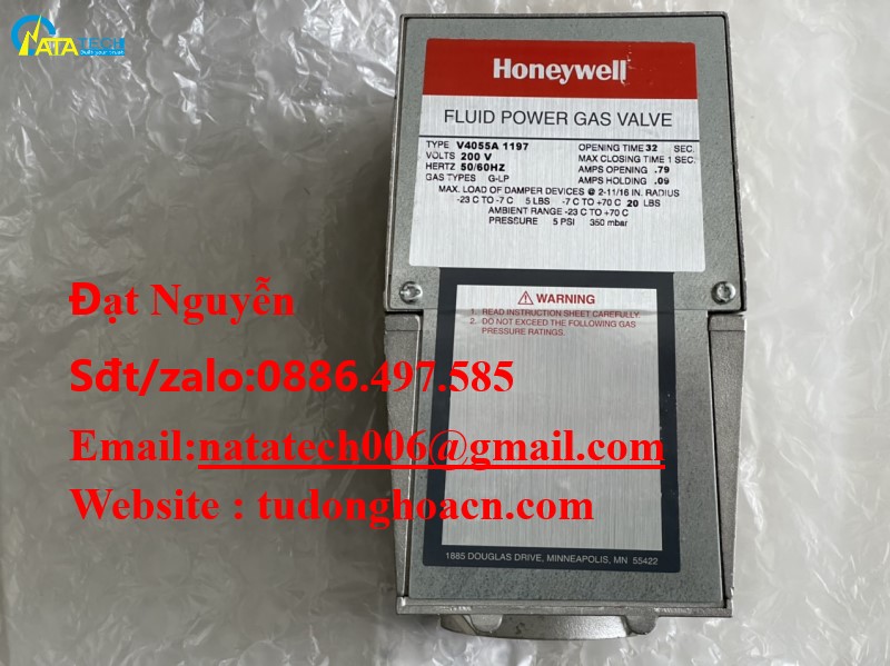 V4055A1197 van gas công nghiệp chính hãng Honeywell