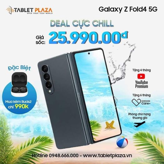 Deal cực hot cho Galaxy Z Fold 4 5G tại Tablet Plaza