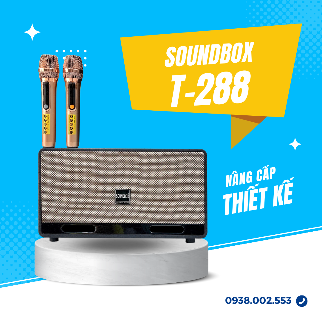Loa xách tay Soundbox T288 - Trả trước 0đ Mới 100%