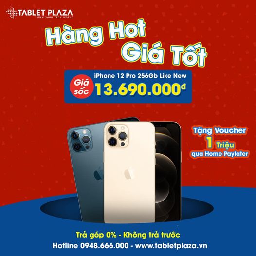 Hàng hot iphone 12 pro giá tốt tại Tablet Plaza