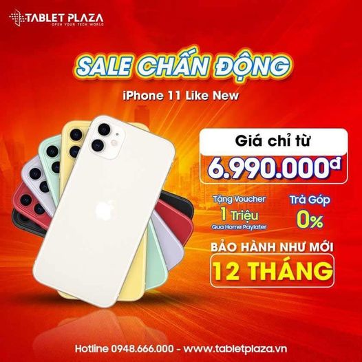 Sale chấn động iphone 11 tại Tablet Plaza