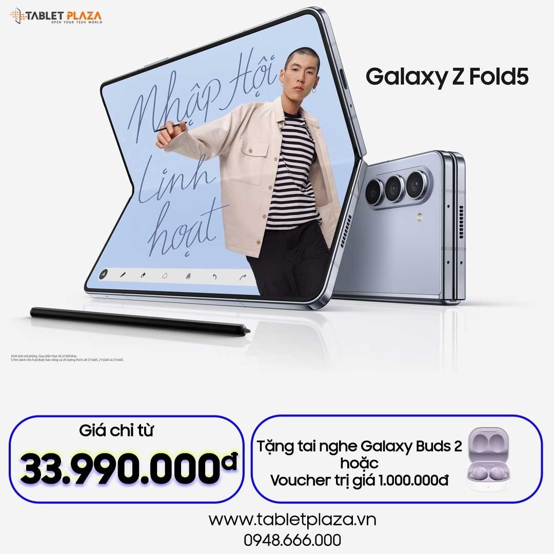 siêu phẩm sam sung galaxy z fold 5 512gb