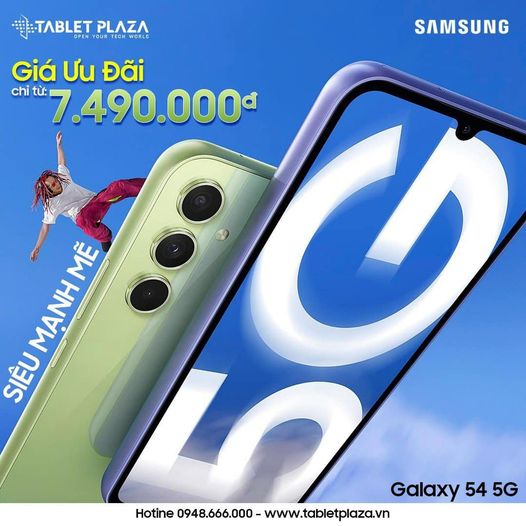 Ưu đãi cuối tuần chốt ngay Galaxy A54 tại Tablet Plaza