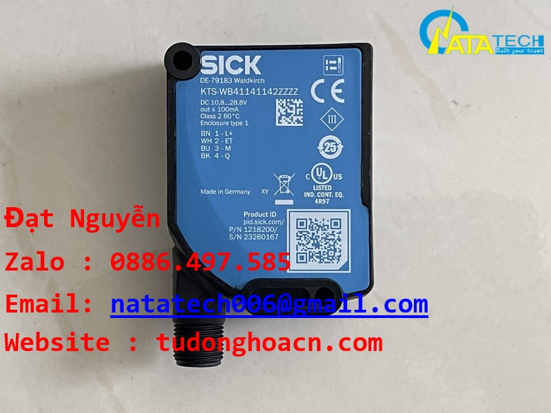 Cảm biến KTS-WB41141142ZZZZ chính hãng Sick mới bảo hành 1 năm - Nata